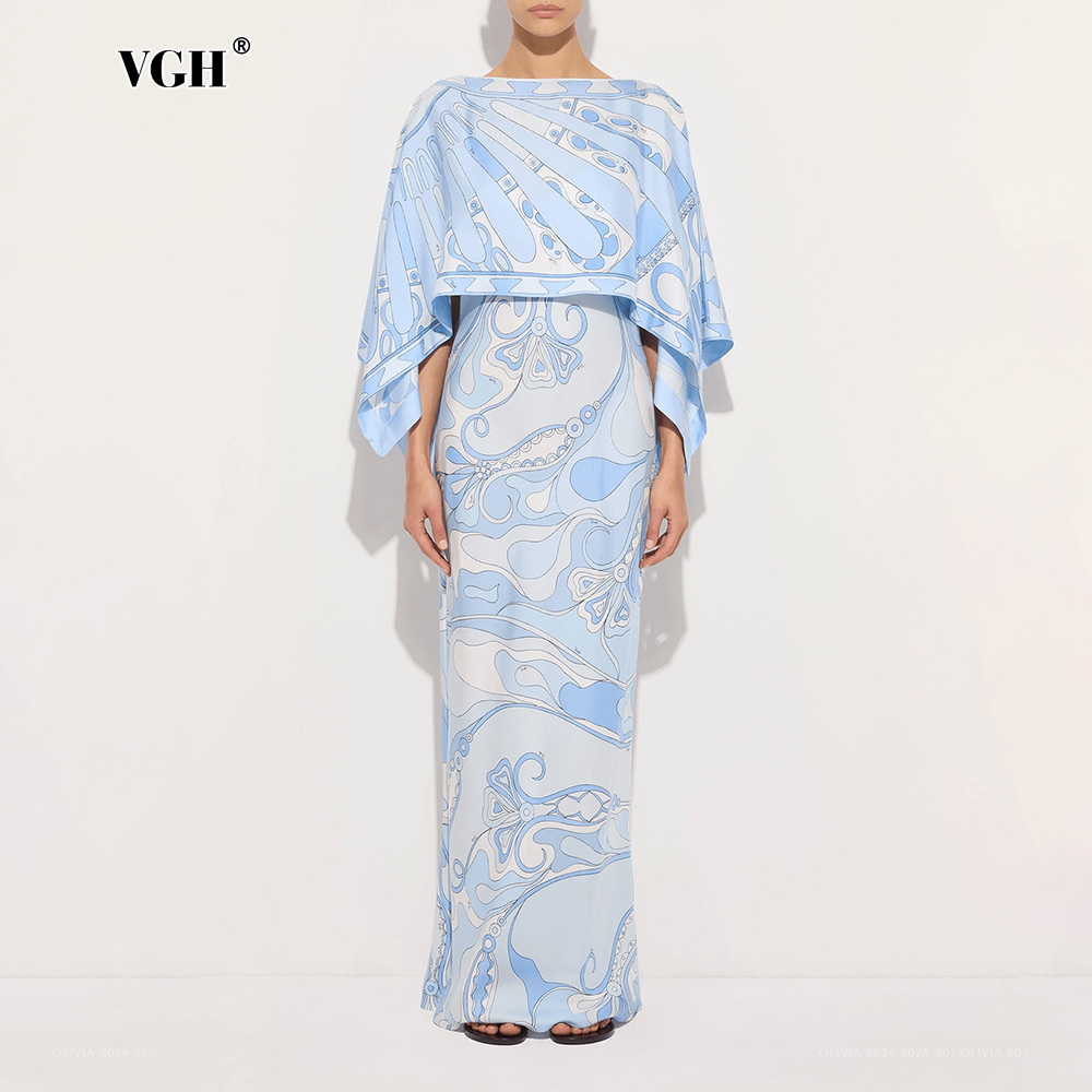 VGH Light Blue Abstract Print  - огляд і ціна Female Formal Wear