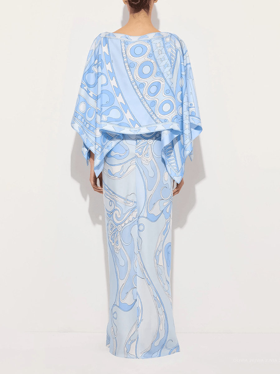 VGH Light Blue Abstract Print  - огляд і ціна Female Formal Wear