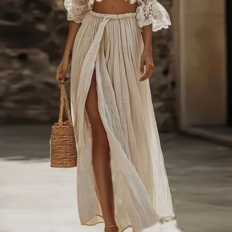 Womens Bohemian Lace Two Piece - огляд і ціна Female Formal Wear