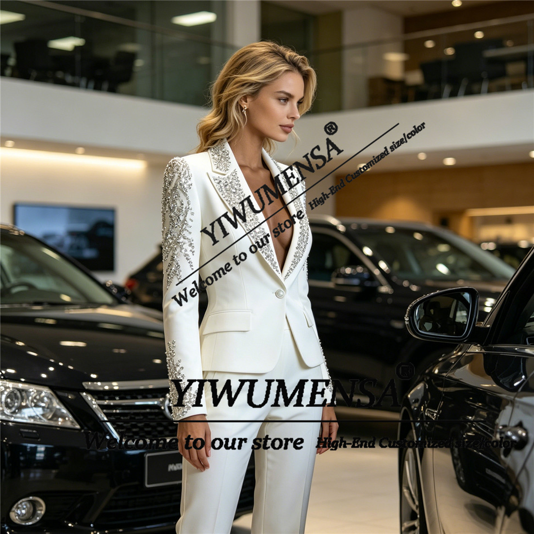 Luxury Women Suits 2 Pieces Se - огляд і ціна Formal Wear Women Us