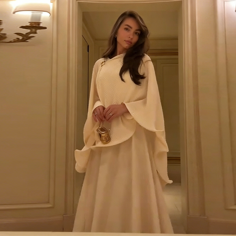 Romantic Graceful Shawl Dress  - огляд і ціна Female Formal Wear