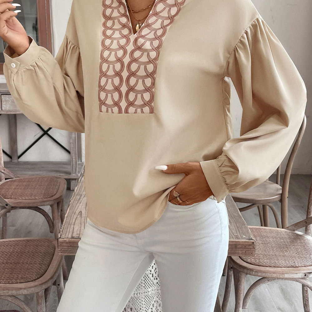 Chic Retro Women Blouse Floral - огляд і ціна Women Formal Wear Shirts