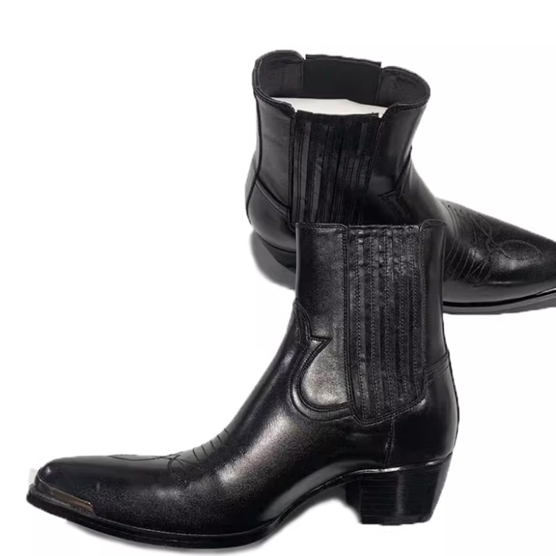 Men's Black Leather Western Ch - огляд і ціна Women Formal Wear Western
