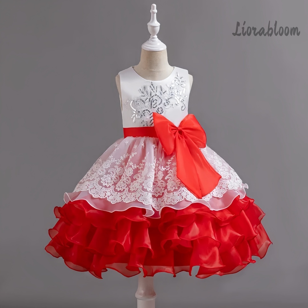 Girls' Dress With Large Bow Sl - огляд і ціна Formal Wear Women Us