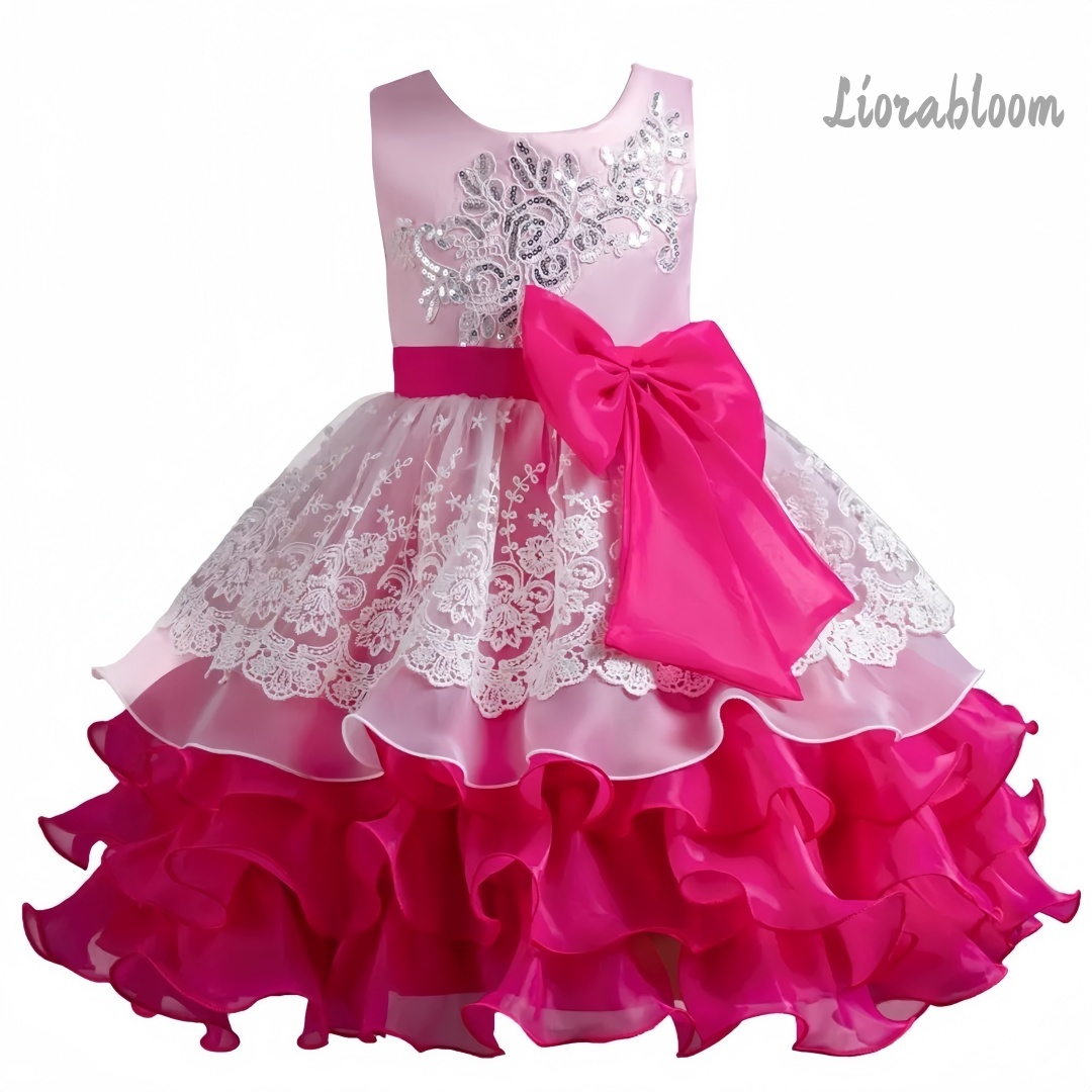 Girls' Dress With Large Bow Sl - огляд і ціна Formal Wear Women Us