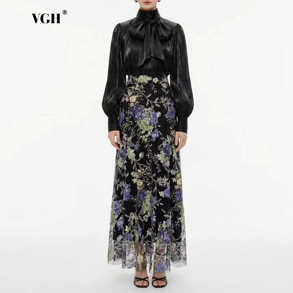 VGH Elegant Chic Black Floral  - огляд і ціна Formal Wear Women Us
