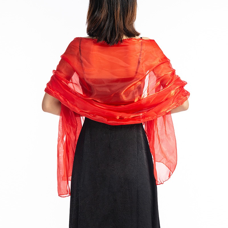 Elegant Solid Color Shawl for  - огляд і ціна Female Formal Wear