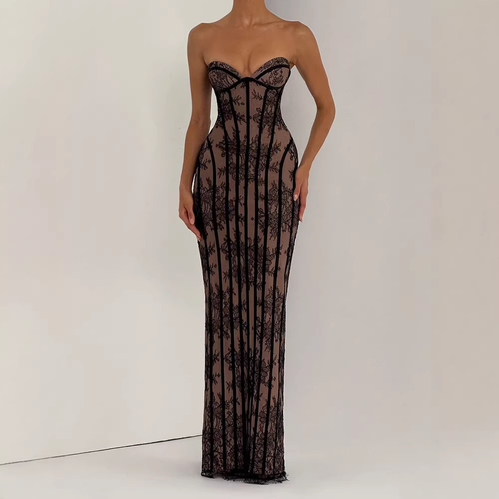 Strapless Bodycon Maxi Dress f - огляд і ціна Formal Wear Women Us